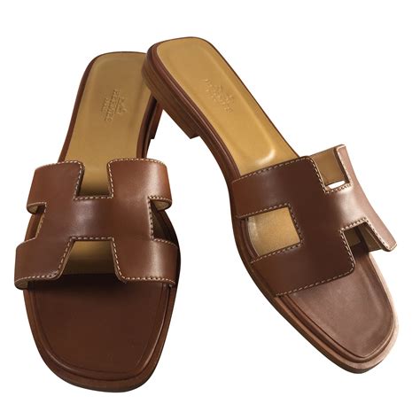 hermes oran sandals denim|hermes oran sandals on sale.